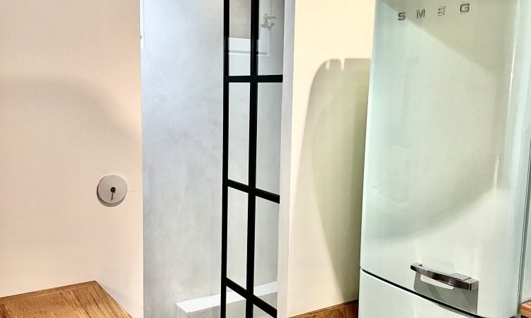 Paroi de douche en Verrière style orangerie - Réalisation de verrière - Croix-Rousse – Arti-Met